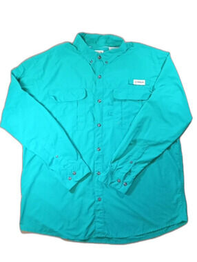 Men's Size XL Magellan Outdoors Men’s Fish Gear Teal